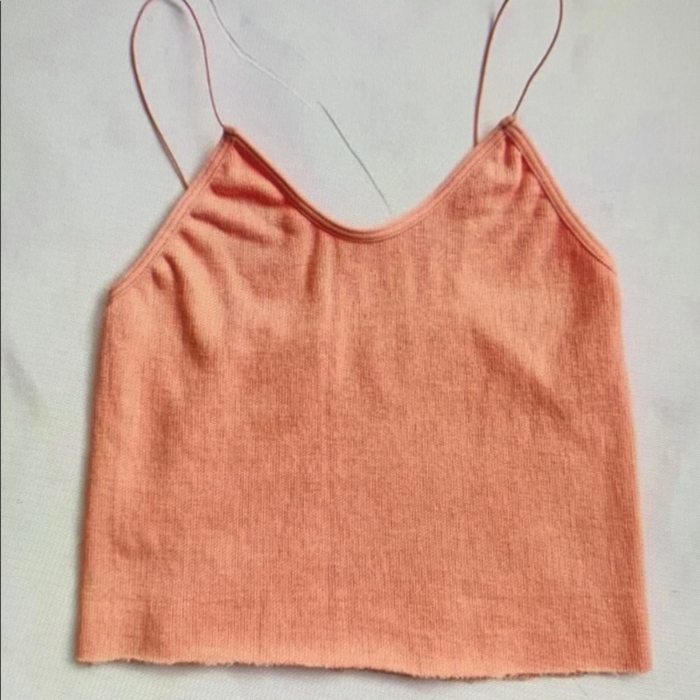 Peach Spaghetti Strap Top